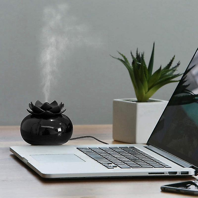 USB Ceramic Humidifier & Essential Oil Diffuser for Babies, Personal Air Vaporizer V1263-JX-3802