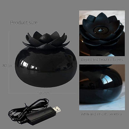 USB Ceramic Humidifier & Essential Oil Diffuser for Babies, Personal Air Vaporizer V1263-JX-3802