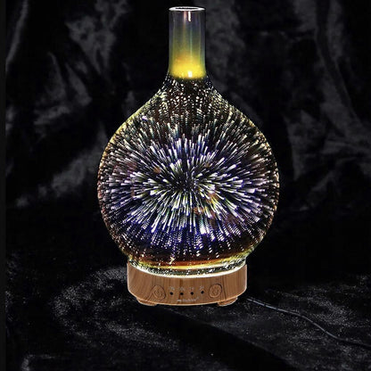 Air Humidifier with Aromatherapy Function and Soft Lamp Light V1263-JX-3805