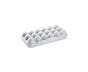 Buckle Type Egg Storage Box with Lid PP Fresh Preservation Egg Organizer Kitchen Tools-Gray 18 Grid V1263-JX-381