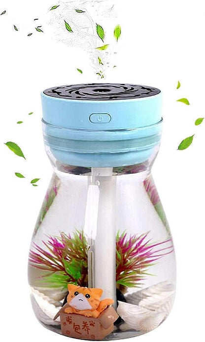 Micro Landscape Mini Humidifier, Cute USB Air Humidifier for Car & Personal Use V1263-JX-3810