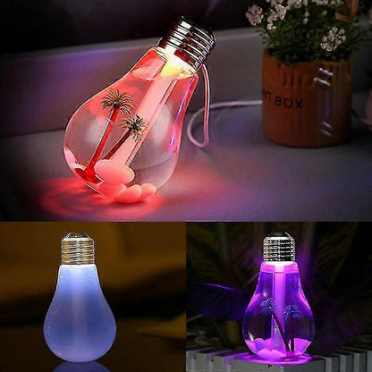 Saturn USB Humidifier, Mini Air Purifier & Humidifier with Wooden Base V1263-JX-3814