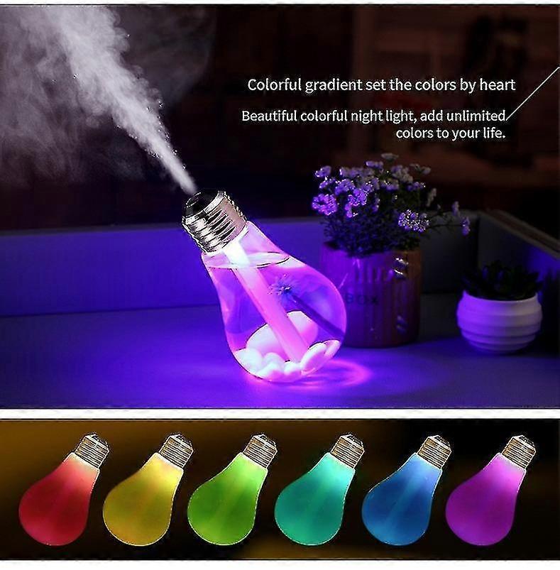 Saturn USB Humidifier, Mini Air Purifier & Humidifier with Wooden Base V1263-JX-3814