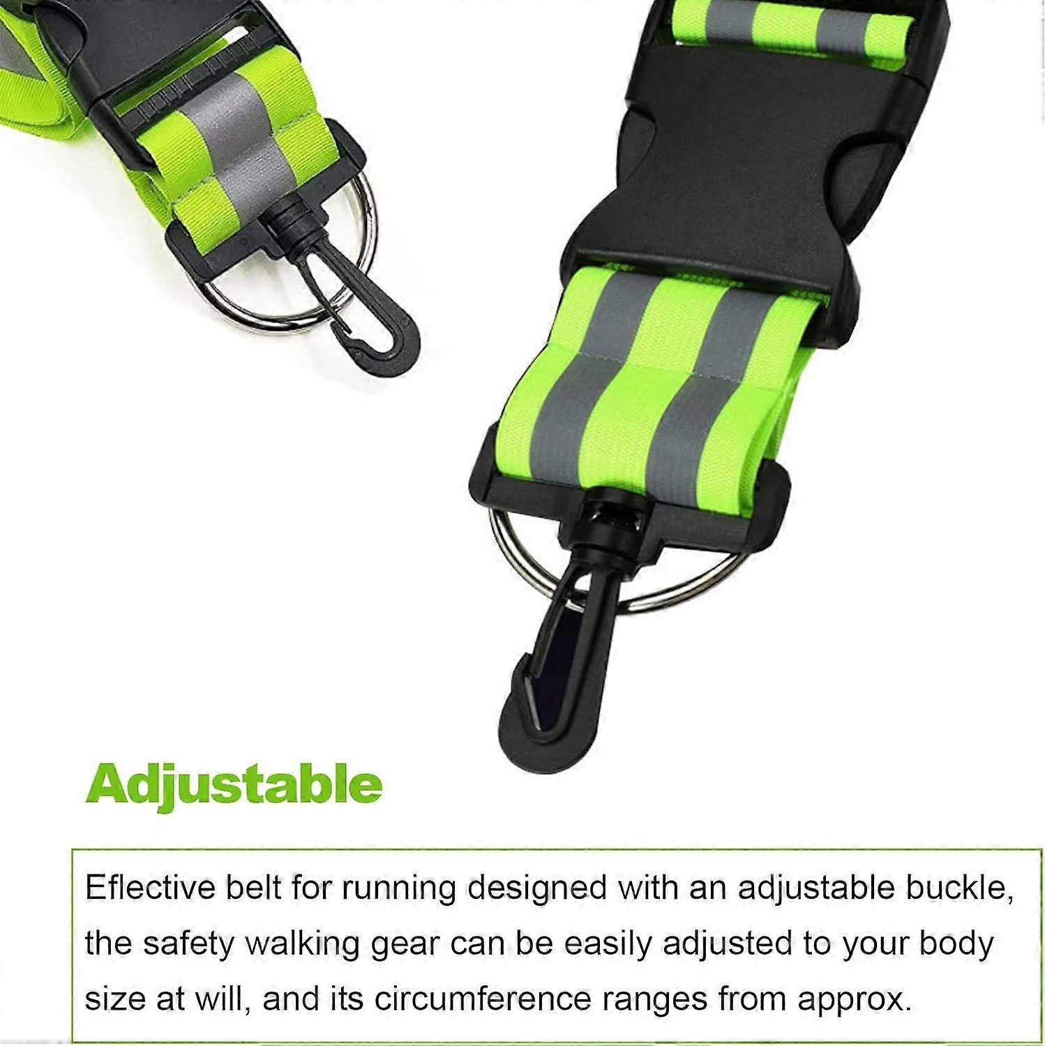 5pcs Reflective Sash, High Visibility Running Gear for Night Walking, Jogging & Cycling V1263-JX-3816