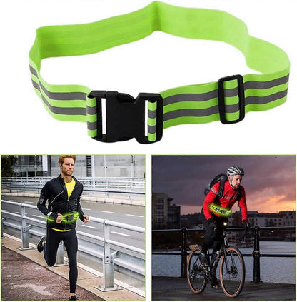 5pcs Reflective Sash, High Visibility Running Gear for Night Walking, Jogging & Cycling V1263-JX-3816