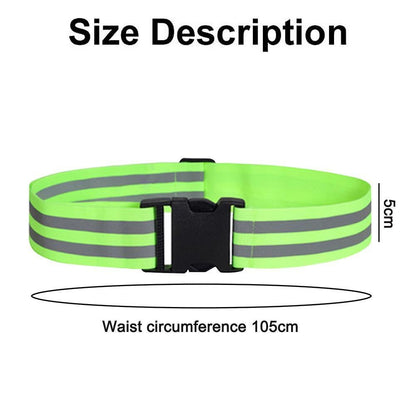 Reflective Belt or Sash, Military Style Visibility Strap for Outdoor Reflective Gear V1263-JX-3817