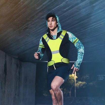 Reflective Vest, High Visibility Reflective Gear for Outdoor Activities and Sports V1263-JX-3818