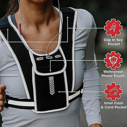 Reflective Gear for High Visibility Running, Cycling, Walking at Night V1263-JX-3819