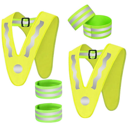 Babies Reflective Vest with Wrist Bands, Outdoor High Visibility Reflective Gear V1263-JX-3825