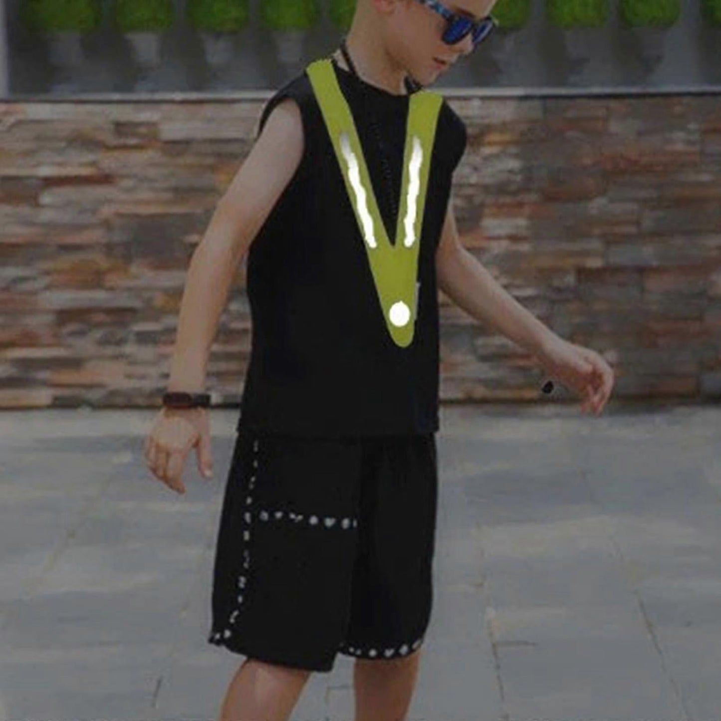 Babies Reflective Vest with Wrist Bands, Outdoor High Visibility Reflective Gear V1263-JX-3825