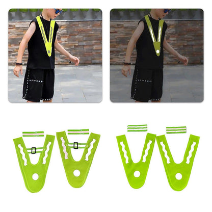 Babies Reflective Vest with Wrist Bands, Outdoor High Visibility Reflective Gear V1263-JX-3825