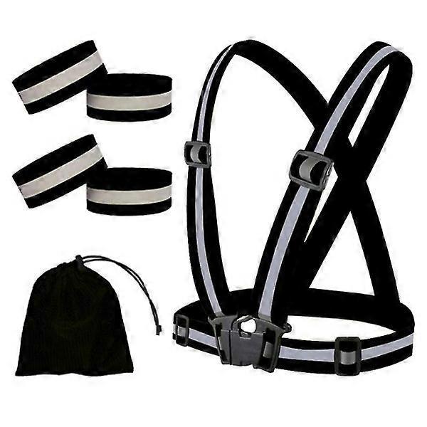 Reflective Gear for Night Running, Walking, Jogging with Hi-Vis Bands V1263-JX-3826