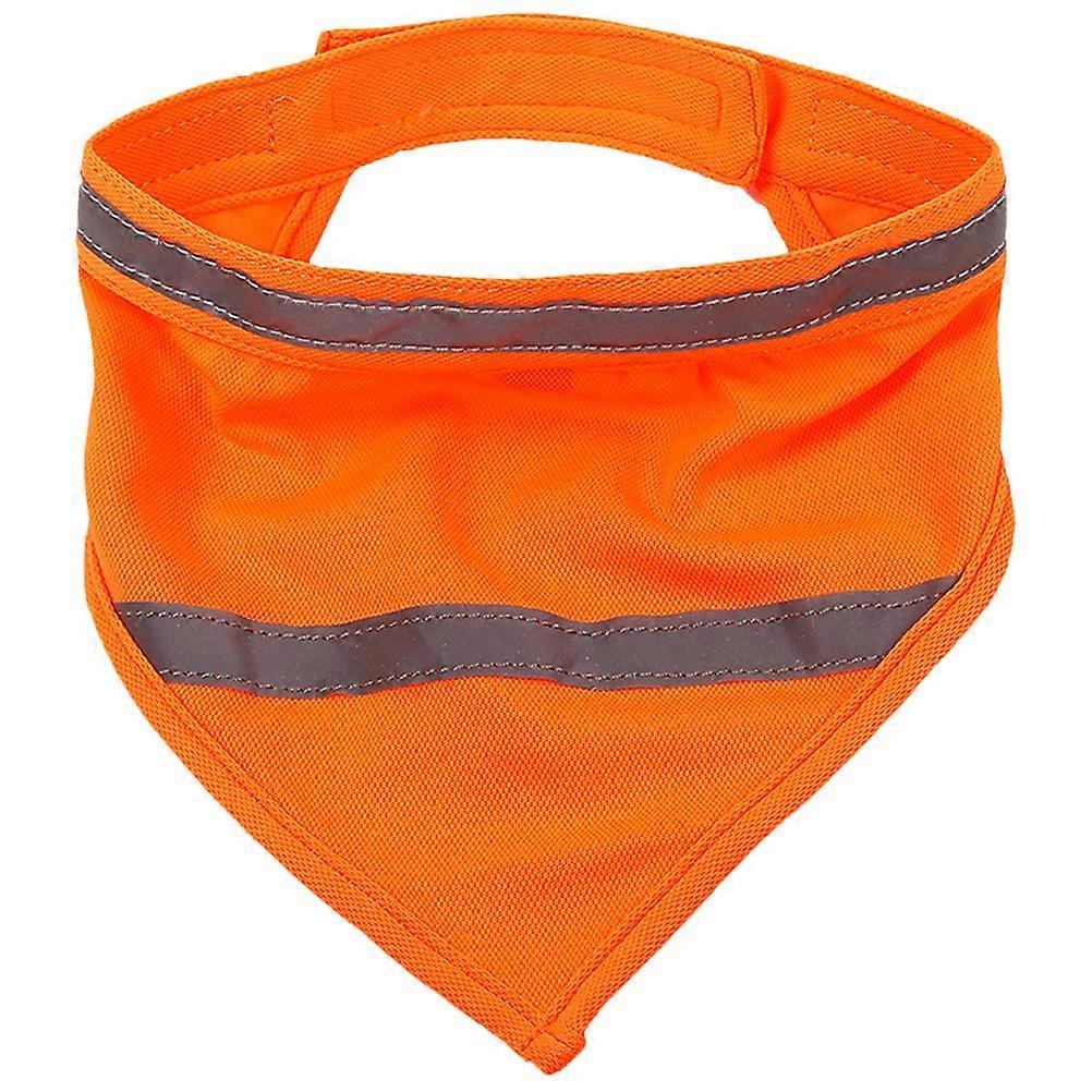 Reflective Dog Scarf, Reusable Polyester Dog Bandana Outdoor Gear - Size L V1263-JX-3827