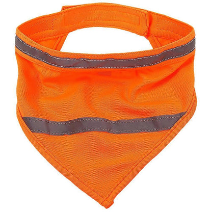 Reflective Dog Scarf, Reusable Polyester Dog Bandana Outdoor Gear - Size L V1263-JX-3827