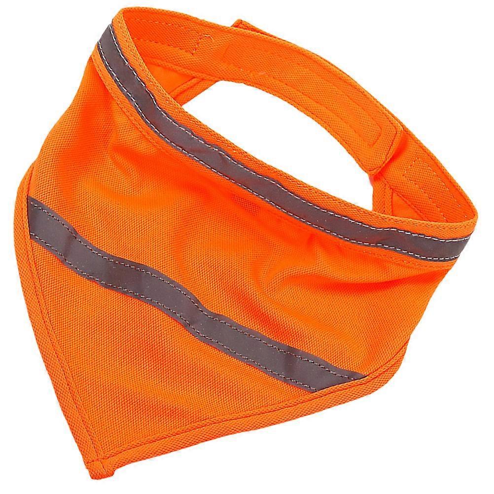 Reflective Dog Scarf, Reusable Polyester Dog Bandana Outdoor Gear - Size L V1263-JX-3827