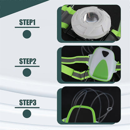 LED Reflective Vest, Rechargeable Running Gear with Multicolor Lights for Men & Women V1263-JX-3829