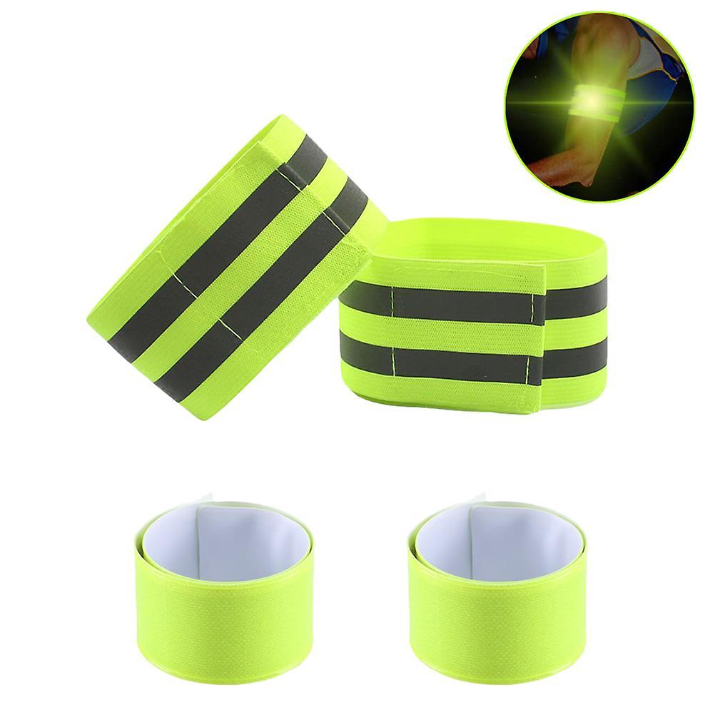 4pcs Reflective Bands for Arm, Ankle, Leg, High Visibility Running Gear V1263-JX-3833