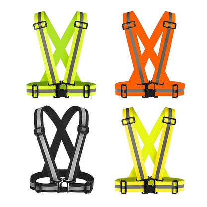High Visibility Reflective Vest for Running, Lightweight Reflective Night Gear V1263-JX-3838
