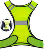 Fluorescent Yellow Reflective Vest with Pocket, High Visibility Sports Gear V1263-JX-3839