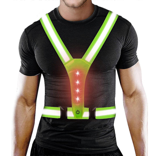 LED Reflective Sports Vest, Running Gear for Men & Women, High Visibility V1263-JX-3840