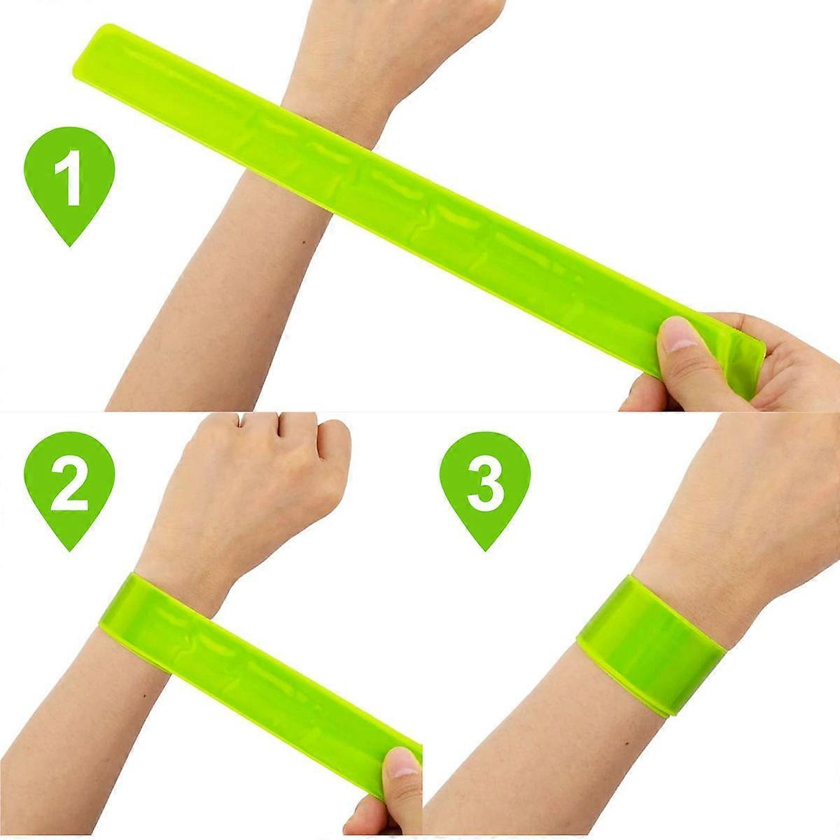 10pcs Reflective Gear Set, High Visibility Reflective Bands for Night Outdoor Activities V1263-JX-3844