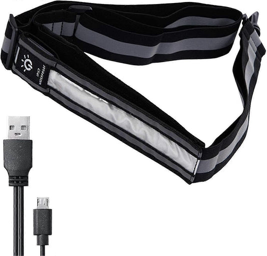Adjustable Reflective Belt, High Visibility Gear for Running, Biking, Walking V1263-JX-3845