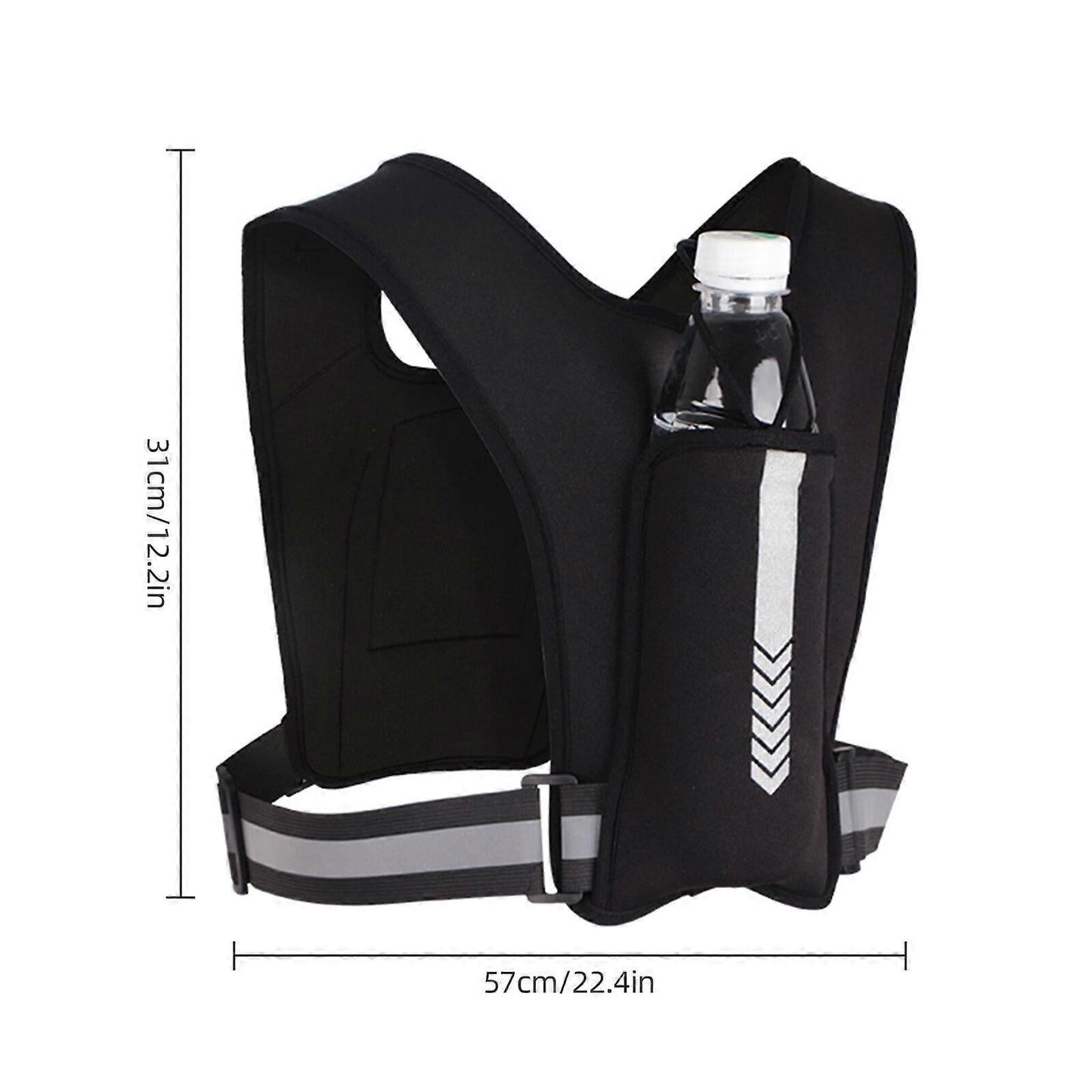Reflective Workout Gear with Phone Holder, Multiple Pockets for Running & Outdoor Sports V1263-JX-3848