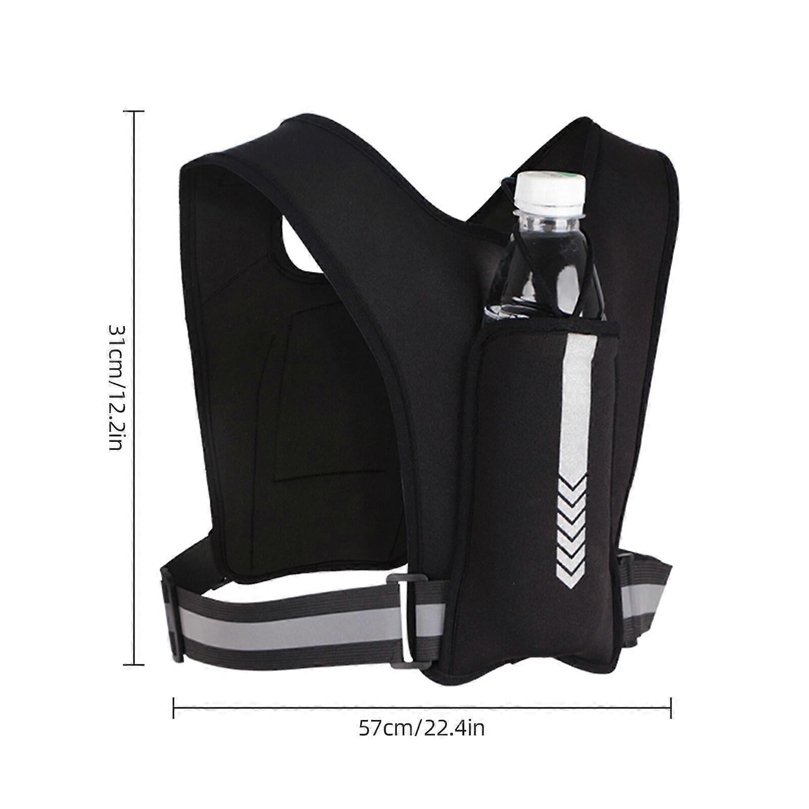 Reflective Workout Gear with Phone Holder, Multiple Pockets for Running & Outdoor Sports V1263-JX-3848