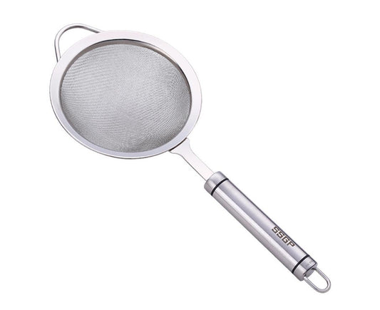 Stainless Steel Colander Long Handle Juice Soybean Milk Soup Filter Skimmer Tool-Medium V1263-JX-385