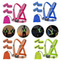 2 Set Reflective Vest for Night Running, Outdoor High Visibility security Vest Gear V1263-JX-3855