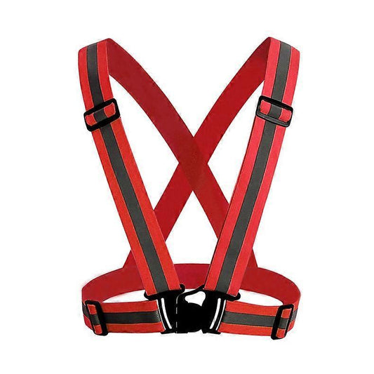 Adjustable Reflective Running Vest Gear, High Visibility security Belts for Night Activities V1263-JX-3856