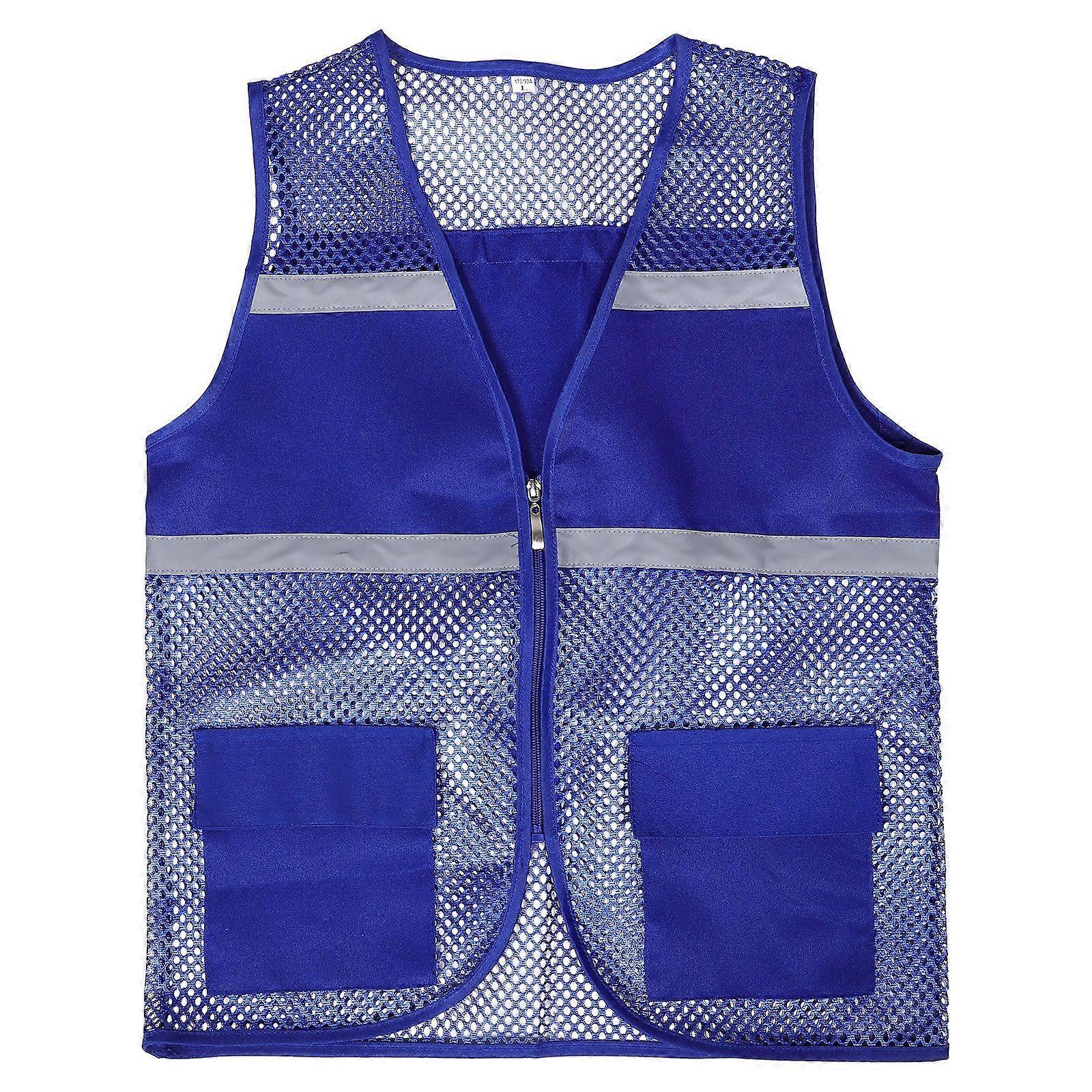 Reflective Mesh Vest, Breathable High Visibility Gear for Workers & Volunteers - Size L V1263-JX-3857