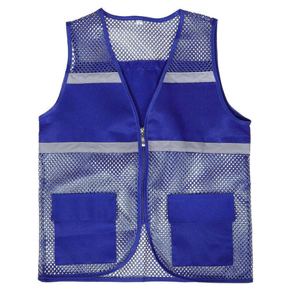Reflective Mesh Vest, Breathable High Visibility Gear for Workers & Volunteers - Size L V1263-JX-3857