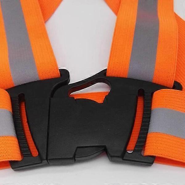High Visibility Reflective Strap Vest, Adjustable Running Gear for Night Runners V1263-JX-3860