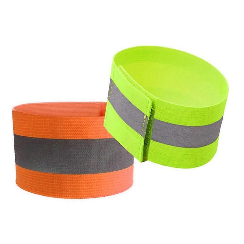 4pcs Reflective Armband Bands, Bike & Running security Gear, High Visibility Wrist Straps V1263-JX-3861