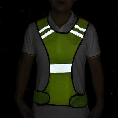 Reflective Running Vest, security Night Gear for Men and Women Walking or Jogging V1263-JX-3862