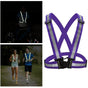 Adjustable Cycling Vest, Reflective Night Gear for Biking, Running & Outdoor Sports V1263-JX-3864