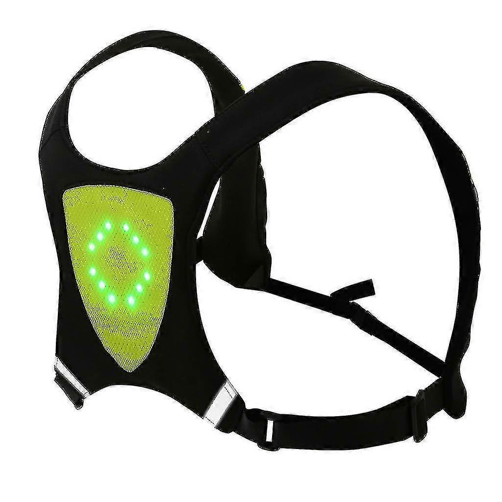 LED Reflective Vest, Adjustable Running Gear for Night Walking & Jogging V1263-JX-3869