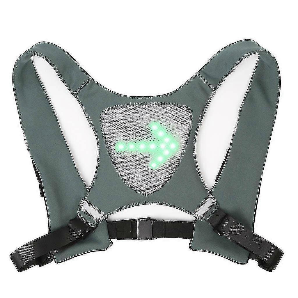 LED Reflective Vest, Adjustable Running Gear for Night Walking & Jogging V1263-JX-3869