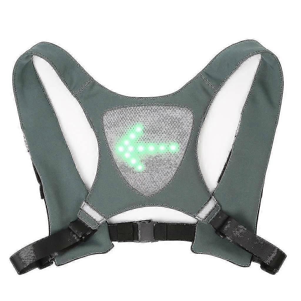 LED Reflective Vest, Adjustable Running Gear for Night Walking & Jogging V1263-JX-3869