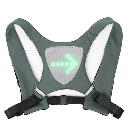 LED Running Vest, Reflective Night Gear with Adjustable Waist & Shoulder Straps V1263-JX-3870