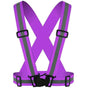 Hi-Vis Work security Vest, Adjustable Reflective Strap Waistcoat for Visibility V1263-JX-3875