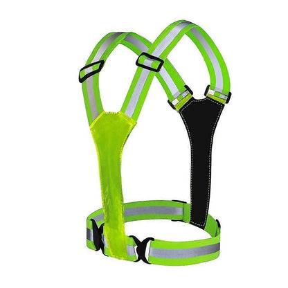 USB Rechargeable LED Vest, Reflective Running Gear for Night Jogging & Cycling V1263-JX-3876