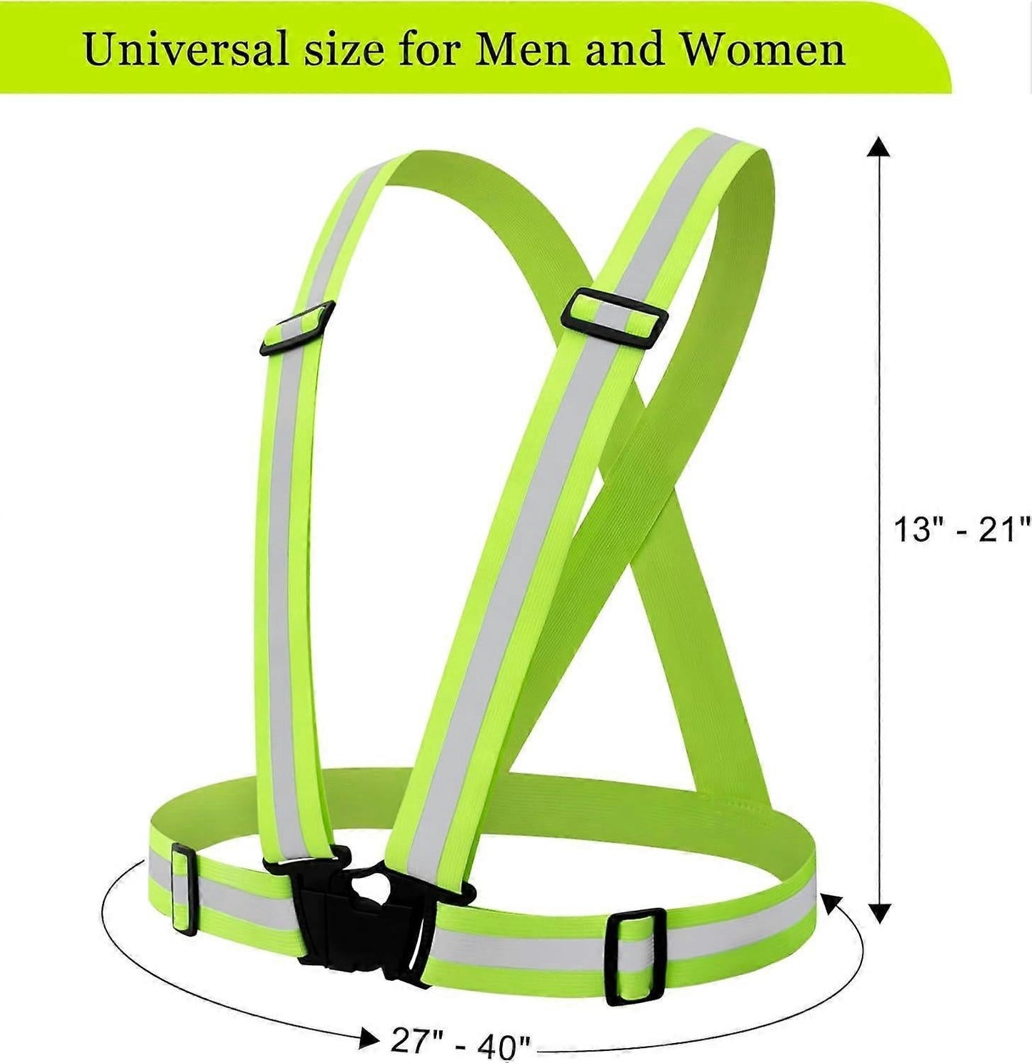 10 Pack Reflective Vests, Adjustable High Visibility security Gear for Men, Women & Babies V1263-JX-3877
