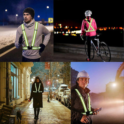 10 Pack Reflective Vests, Adjustable High Visibility security Gear for Men, Women & Babies V1263-JX-3877