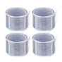 Reflective Armbands, High Visibility security Gear Wrist & Ankle Straps - 4 Pack White V1263-JX-3879