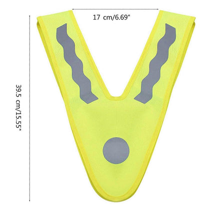 Babies Reflective Vest, High Visibility Adjustable security Gear for Running or Riding V1263-JX-3880