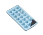 Ice Mold Portable Easy Clean Silicone Anti-slip Heart-shaped 21 Grids Ice Cube Mould for Home-Blue V1263-JX-389