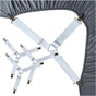 4PCS Bed Sheet Holder Straps, Sheet Stay Keeper Clips, Fasteners for Fitted Sheets V1263-JX-3893