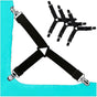 4PCS Bed Sheet Holder Clips, Adjustable Sheet Attachment Belts for Bedding V1263-JX-3895